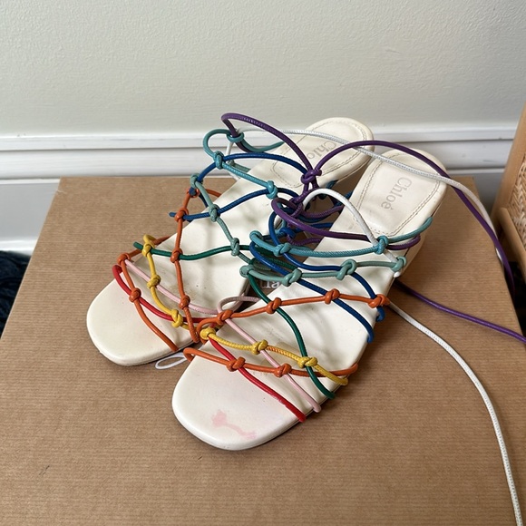 CHLOE RAINBOW HEELS - Picture 8 of 9